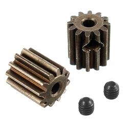 [1166692] HBX 12891 1/12 Motor Pinion Gears 12T + Set Screws 3*3mm(2P)-Brushed 12060 RC Car Parts