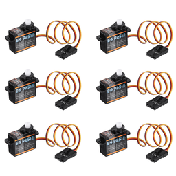 [1180707] 6PCS Emax ES9251 II Upgrade Version 3g Plastic Gear Micro Digital Servo For RC Model