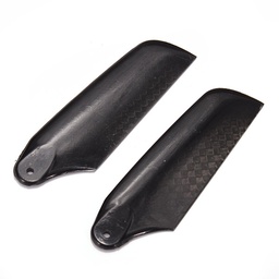 [79271] Tarot 450 3K Carbon Paddle Tail Blade Black 62mm TL2330 F00647